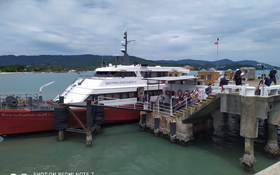 19/06/2019 De camino a Koh Samui. La última isla del Golfo de Tailandia